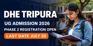 DHE Tripura Reopens SAMARTH Portal for Phase 2 UG Admission 2026-27; Check Last Date to Register